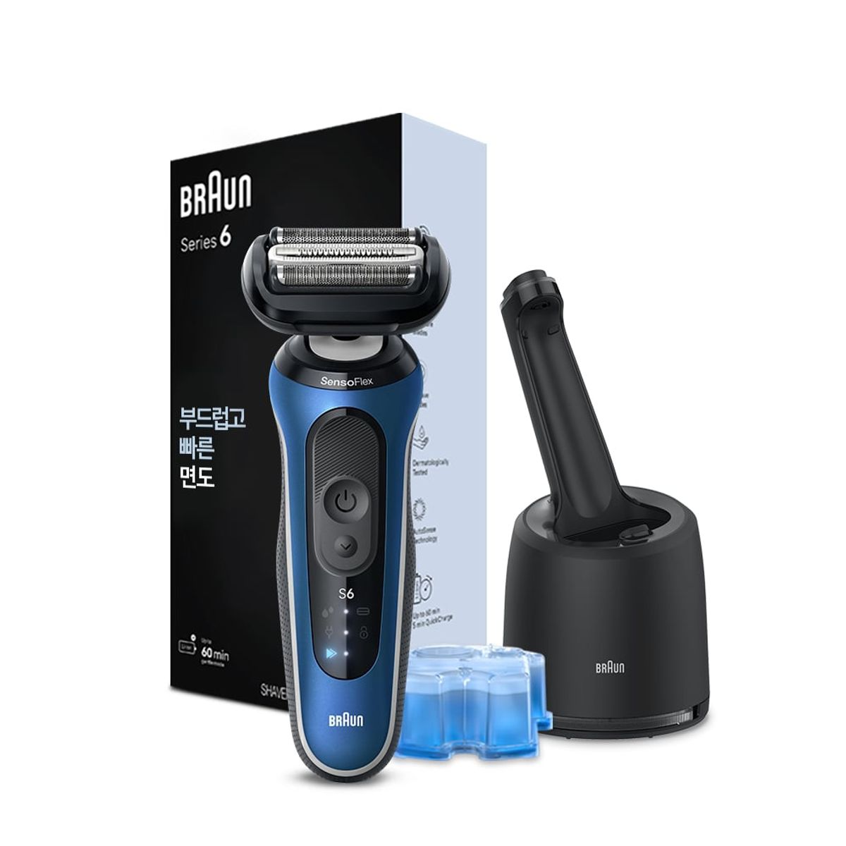 Electric Shaver Series 6 62-B 7000cc BLUE