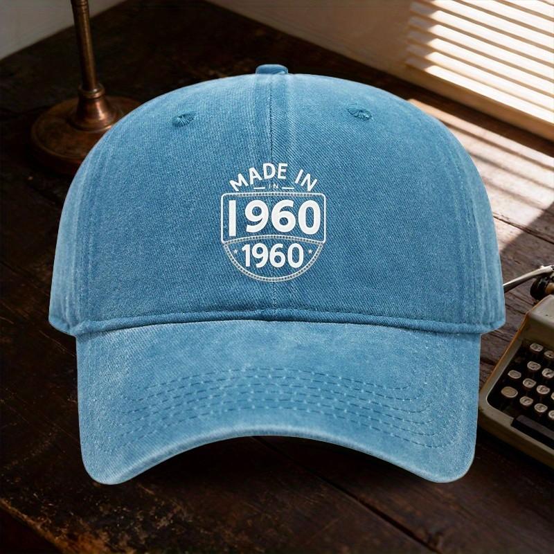 Made In Baseball Cap Washed Cotton Sun Protection Adjustable Hat for Unisex