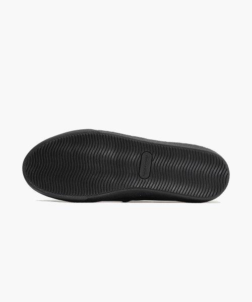 [FIRENZE ATELIER] Full-Grain Cowhide All-Black Simple Slip-On 4005-AB
