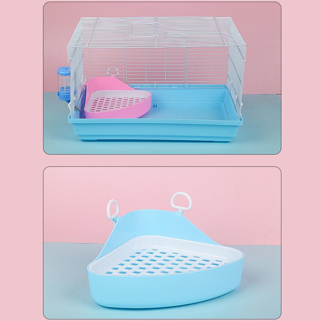 Rabbit Corner Toilet Rabbit Litter Box Corner Rabbit Trays For Cage Rabbit Potty Training Litter Rabbit Litter Pan Tray