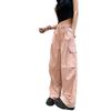 Japanese Style Women's Parachute Cargo Pants for Summer 2025 - Casual Hiking Mopping Pants