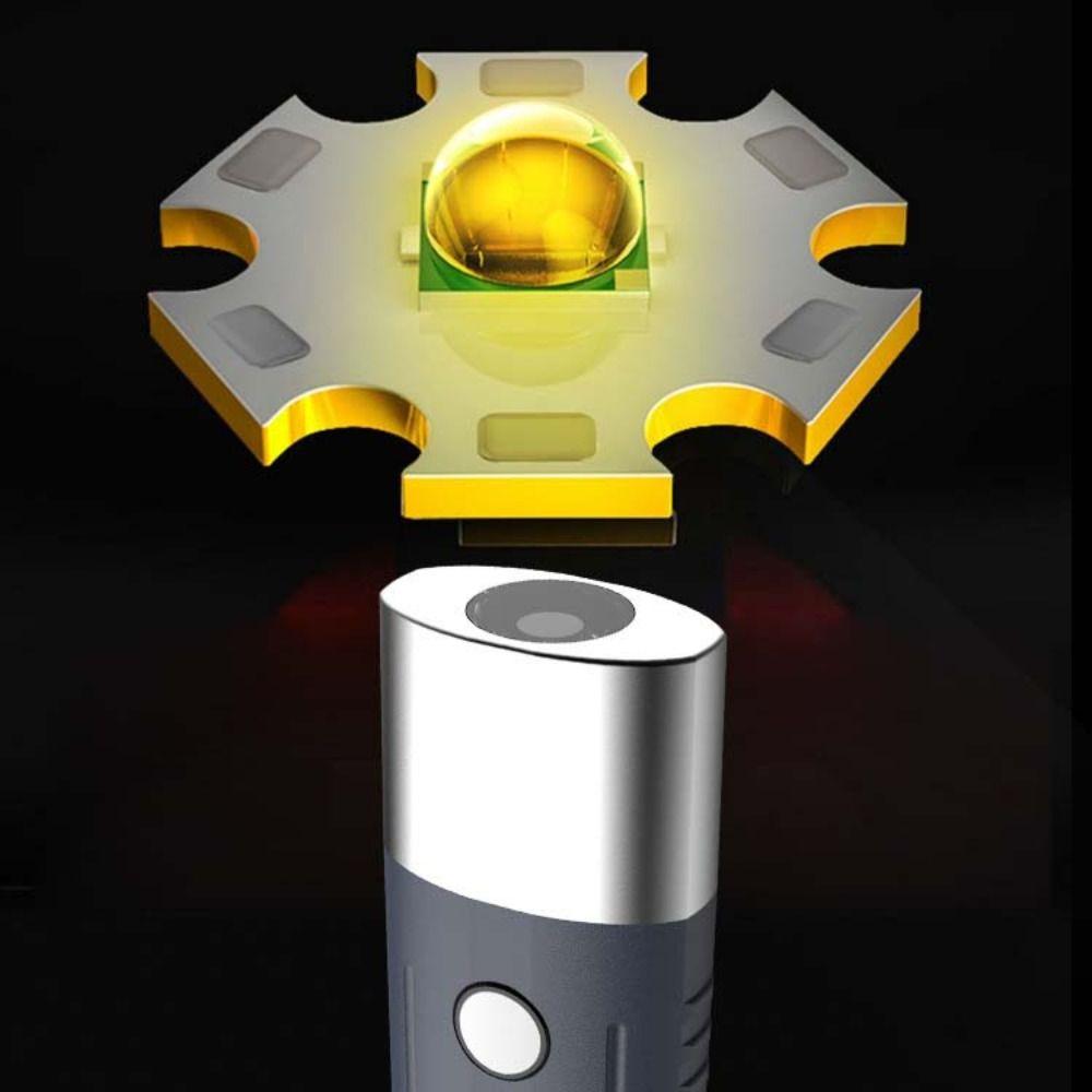 3 LED and Side Lights LED Flashlight Waterproof Keychain Flashlight Emergency Lights Outdoor