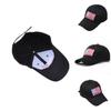 Premium Us Flag Embroidery Cap Officer Baseball Hat For Unisex Adults With Adjustability