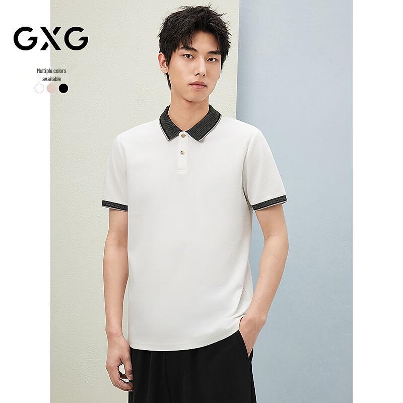 

GXG Men s Casual Two-Tone Lapel Polo Shirt XXL