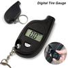 1Pcs with LCD Display Tire Air Pressure Tester 5-100PSI Portable Digital Tire Gauge Keychain Tire Inspection Tool