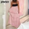 JPNTKY Women's Fashion Summer Spring Sleeveless Casual Dresses