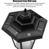 Retro Solar lights Outdoor,Hexagonal LED Wall Lamp,IP44 Waterproof Fence Light,LED Landscape Lighting,for Courtyard Decor