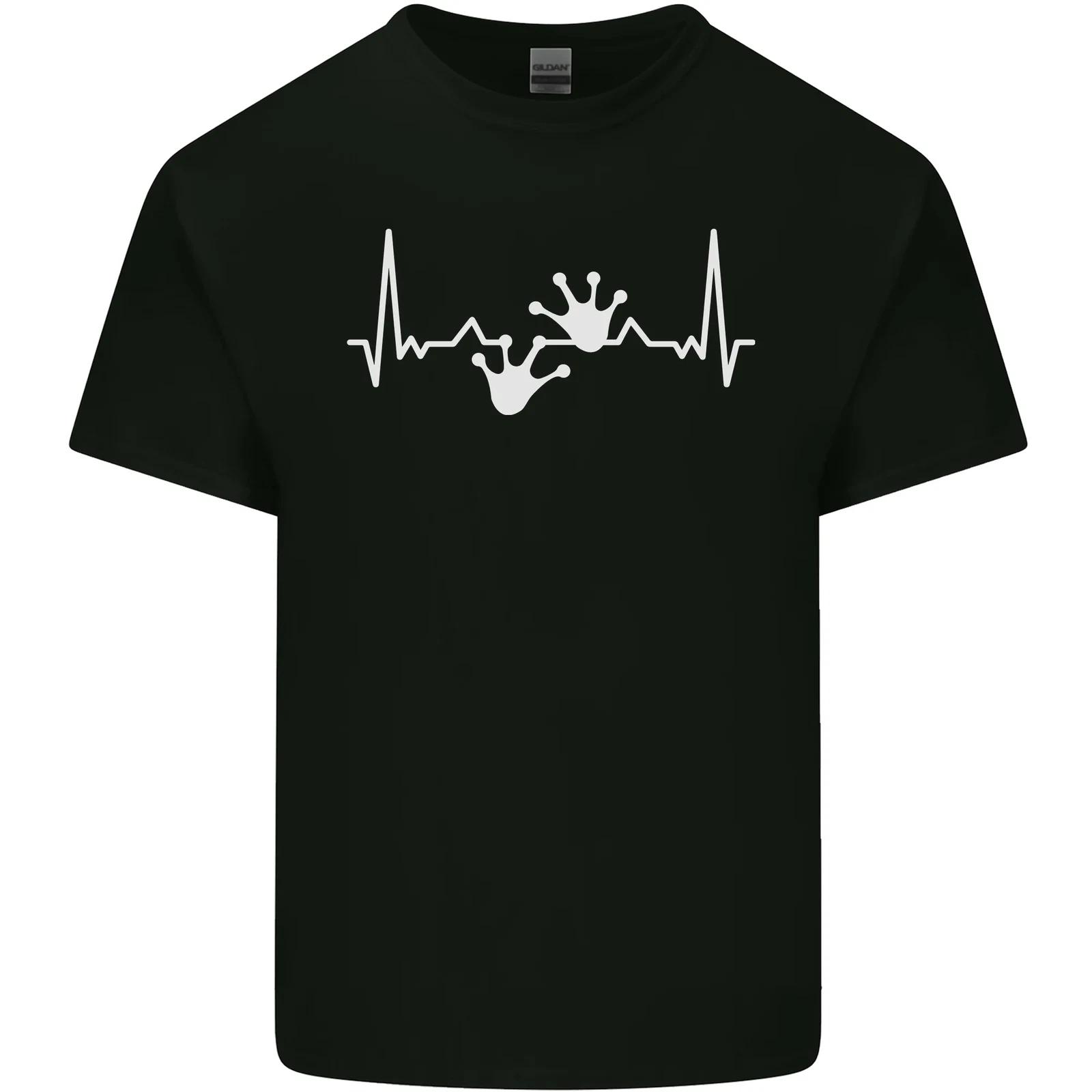 Lizard ECG Gekko Pulse Iguana Gecko Kids T-Shirt Childrens S