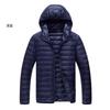 Mens Plus Size Hooded Lightweight Padded Winter Warm Loose Casual Outerwear Coat