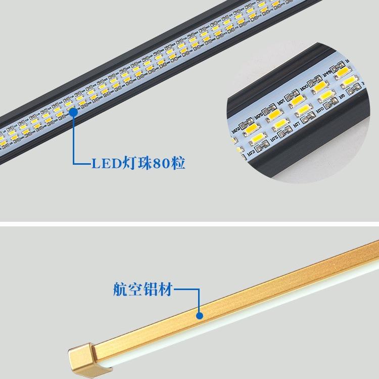 USB clip lamp led eye protection table lamp 10 levels of dimming and color reading lamp bedroom bedside lamp