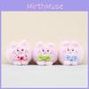 Charming Miniature Pig Plush Toy With Colorful Bowknot Perfect For Keychain Accessory