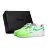 Nike Air Force 1 Doorn Als Een Reis Antislip Slijtvast Lage top Skateboard Schoenen Unisex Wit Groen CW2288-111(Team80-S-BOX)