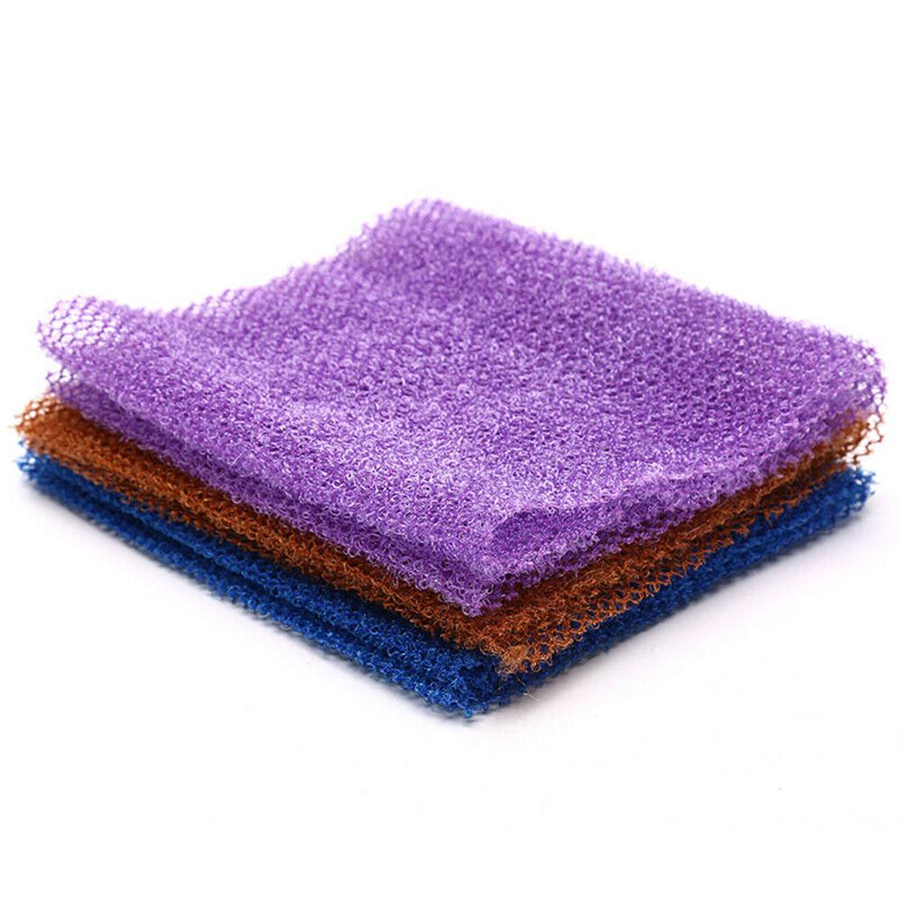 Useful African Net Sponges Part Pack Blue Wash Clean Coffee Exfoliating Nylon Purple Scrubbing Shower Scrubber 1PC