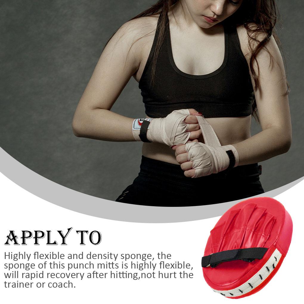 Kids Training Glove Punch Bag Men Thai Adults Equipment Kick Pads Hand Target Sparring Cushion Beginners Experts