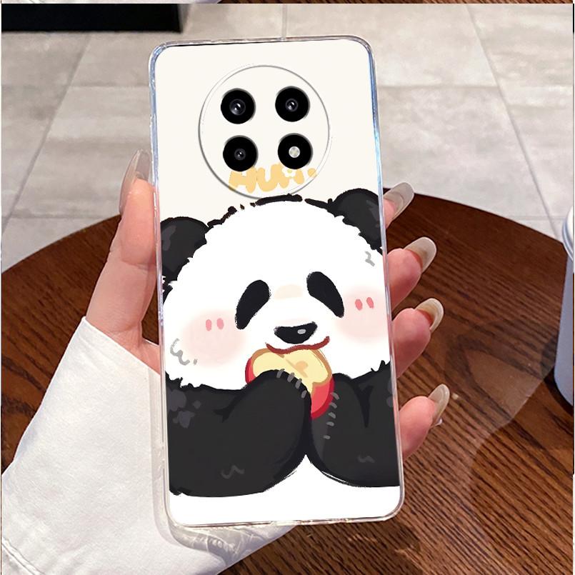Luxury Cute Love Rabbit Clear Case For Oppo Realme 13 Plus 5g Soft Silicone Transparent Bumper Back Cover Realme13+ 13Plus Funda