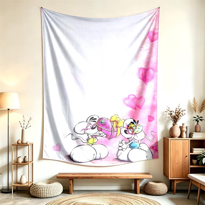 Diddl (23) Tapestry Suitable For Decorating Homes Dorms And Bedrooms Soft To The Touch And A Perfect Gift For Friends And Family