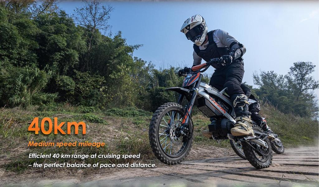 Elektrisches Offroad-Motorrad KuKirin X1, 1000W Motor, 48V 20,8Ah Akku, Höchstgeschwindigkeit 50 km/h, Reichweite 40 km
