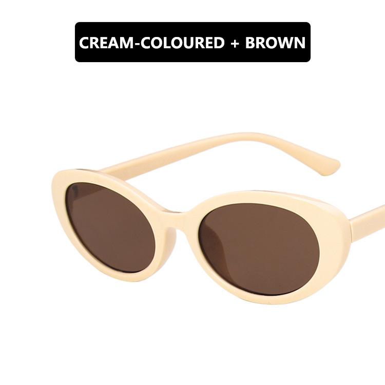 2021 Retro Oval Sunglasses for Women - European & American Street Style