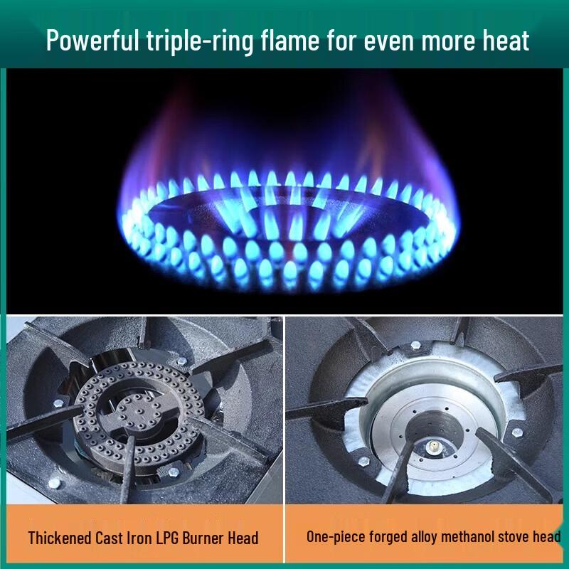 Yishunda Commercial Stainless Steel Gas Claypot Stove with Flameout Protection