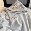 Unisex American Retro Kapuzenpullover mit Stickerei - Vielseitige lockere Passform für Frühling & Herbst