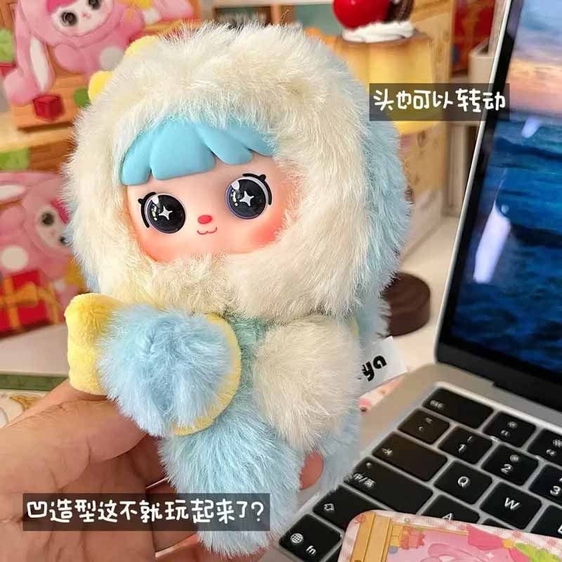 Meya 2Nd Generation Cute Pet Action  Series Small Doll Keychain Pendant Backpack Pendant Toy For Kidss  Surprise Gifts