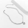 New Trendy Versatile Patchwork Pearl Necklace Fashion Men's Personalized Trendy Queen Avatar Necklace