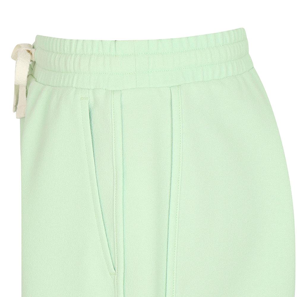 MALBON GOLF Summer Terry Elastic Waist Half Pants Mint Green (Woman)