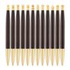 Brass Zodiac Sign Calligraphy Pen - Sandalwood Engraving 