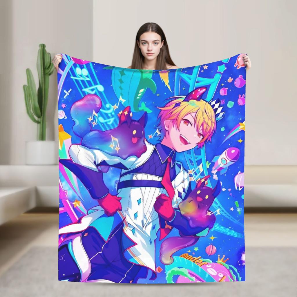 Tsukasa Tenma Blankets  Super Soft Novelty Plush Bedding Throws For Boy Girl Bedroom Flannel Bedspread Bed Cover