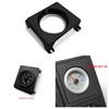 Plaque de Suppression d'Ordinateur de Bord OBC Couleur Noire avec Trou pour Manomètre 52 mm Pour BMW E30 325i 325is 325e Convient aux modèles LHD et RHD