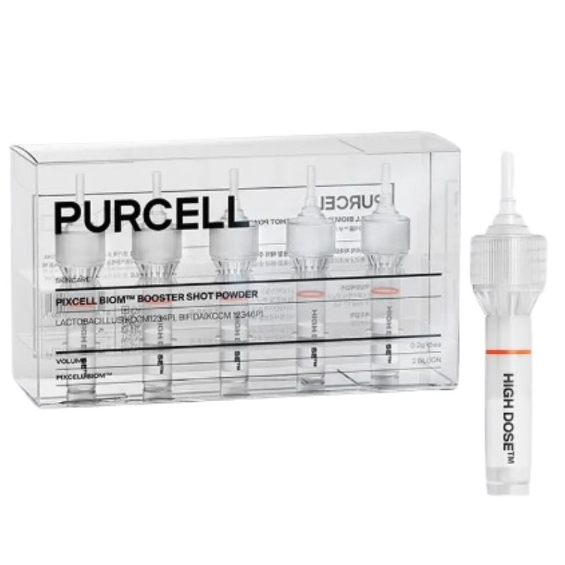 Purcell Pixel Biome Booster Shot Порошок Пробиотическая Кожа Усиливающий Лечение 0,2 г x 5 шт.