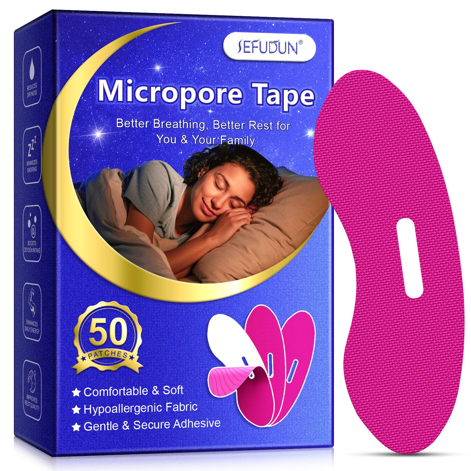 42Pcs Dropshipping Mouth Tape for Sleep Anti Snoring Mouth Strips Sleeping Stop Snoring Breathing Nasal Strips Sleep Aid Plaster