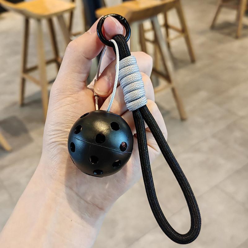 Cultural Creative Pickleball Keychain Ornament - Mini Pendant New Year Gift