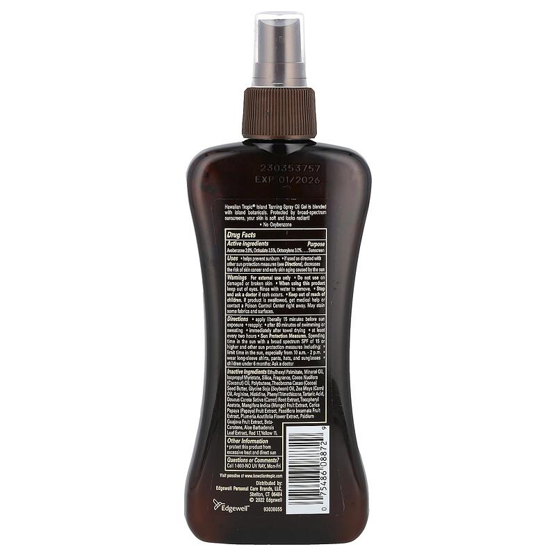 Protective Tanning, Sunscreen Oil Spray, SPF 15, 8 fl oz (236 ml)