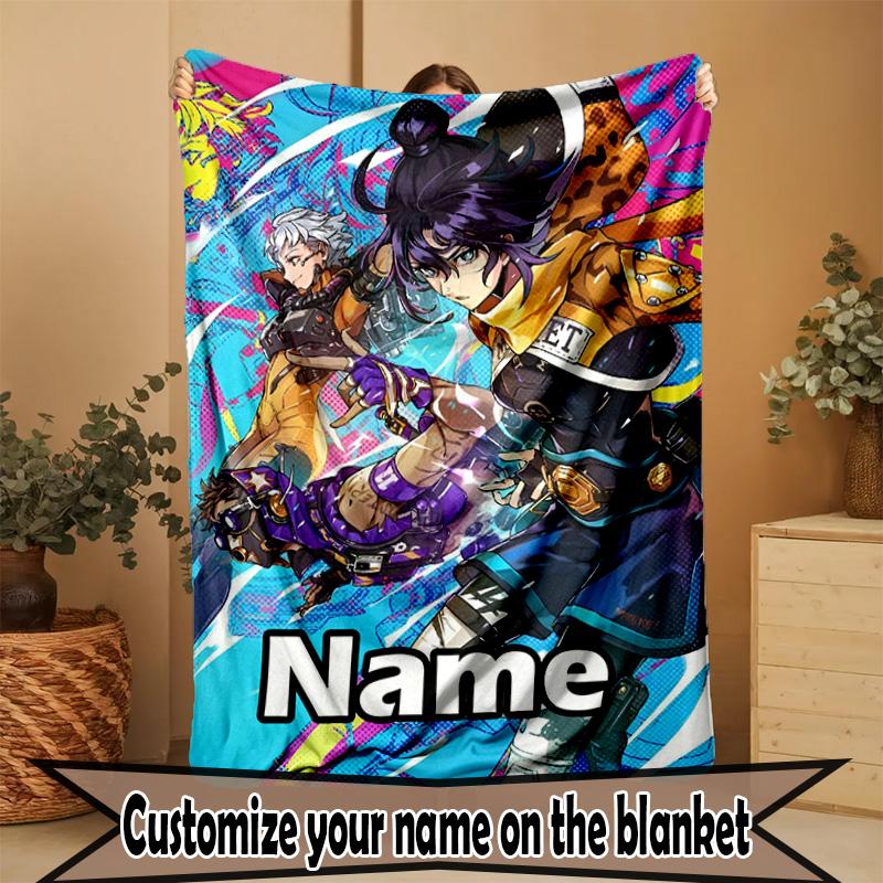 Custom Name Personalized Apex Legends Print Blanket, Home Decor, Bedroom, Sofa, Camping, Couch, Gifts for Birthday Christmas