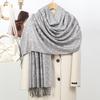 Paisley Pashmina Shawl Scarf Women Jacquard Cashew Printed Scarves Flowers Borders Female Tassel Blanket Wraps Ethnic Shawls