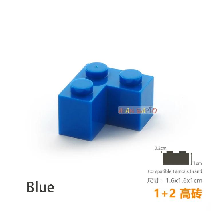 High-Quality 15Pcs/Lot Self-assembly High-Quality Blocks High-Quality Building Construction pieces High-Quality Thick 1+2 High-Quality Educational