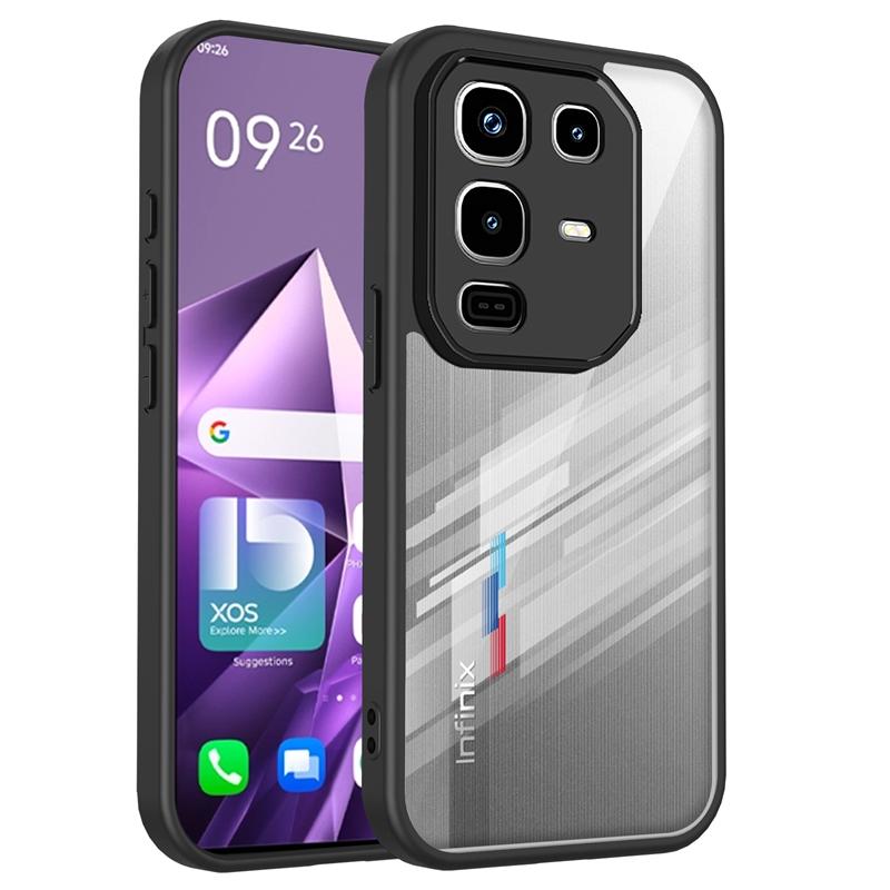 Transparent Silicone Case For Infinix Note 50 40 Pro Note50 note40 Pro Plus 40S 40X 50X 4G PC Back TPU Bumper Shockproof Cover