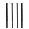Adjustable Table Legs, 610-1016 Mm Round Steel Furniture Legs, 544 Kg Max Load Heavy Duty, Quick Installation, for Home Office Desk DIY, Coffee Dinner