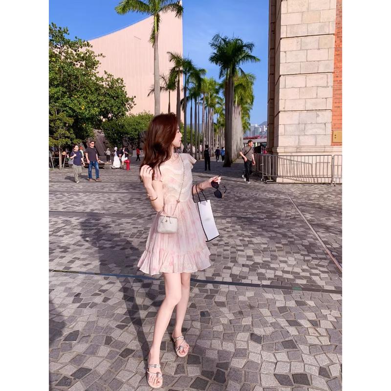 Women's Chiffon Print A-Line Dress