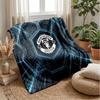 Manchester United Theme Blanket Soft Flannel Blanket Plush Throw Blanket Cozy Sofa Bed Blanket for Home Decor