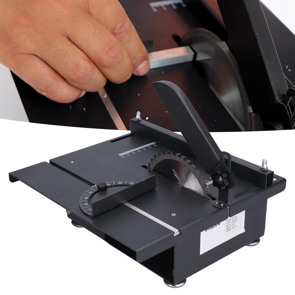 Mini Table Saw Multifunctional Hobby Desktop Saws Polishing Set for Woodworking 1200W Multifunctional Mini Table Saw