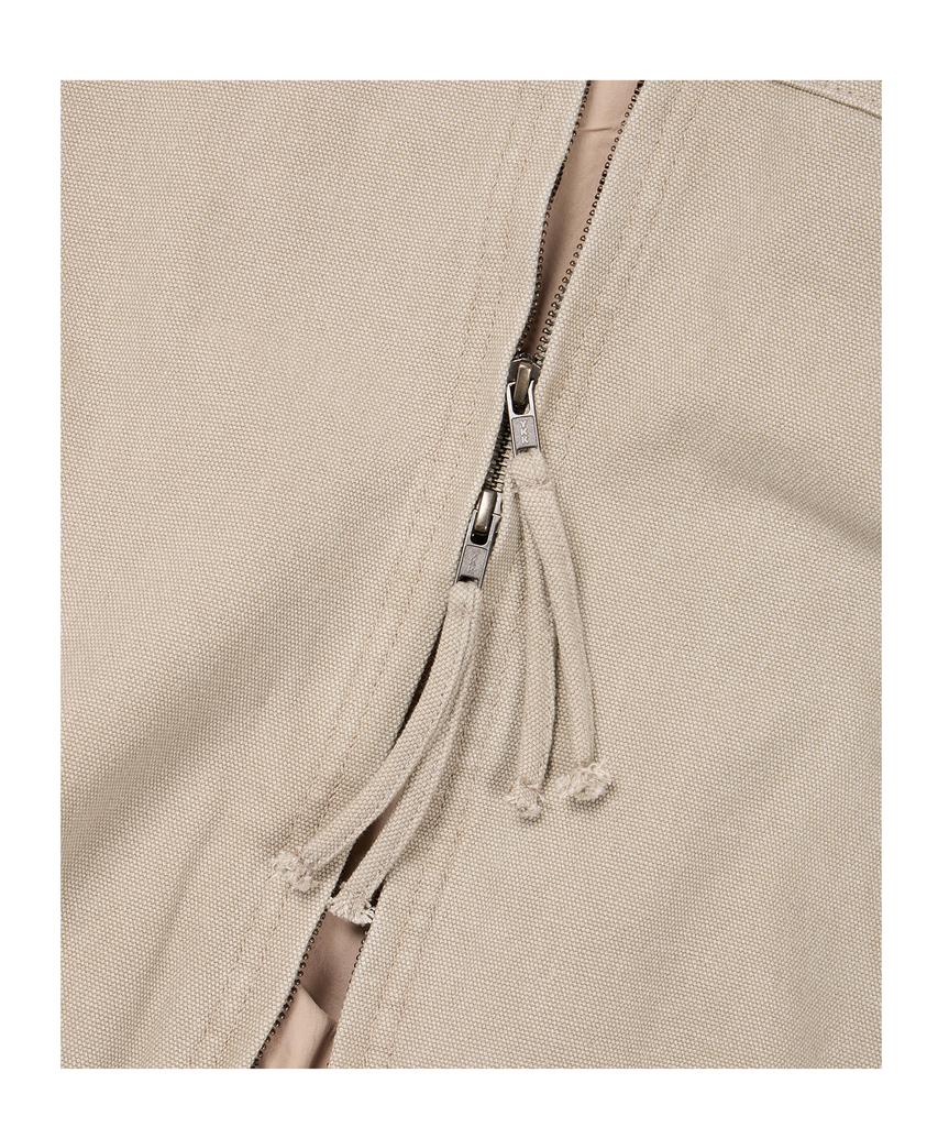 Etce (Base) Vintage Hood Work Jacket (Beige)