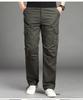 Spring and Autumn Men's Multi-Pocket Casual Pure Cotton Loose Straight-Leg Trousers