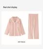 Autumn Winter Rose Embroidered Fleece Pajamas for Girls - Anti-Static, Warm Homewear for Kids