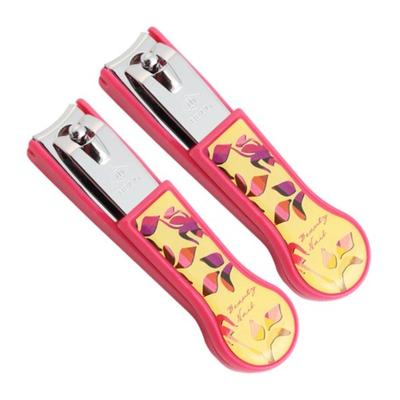 Sevenstar Rosa Design Nagelklippare 2-pack Tillverkad i Korea