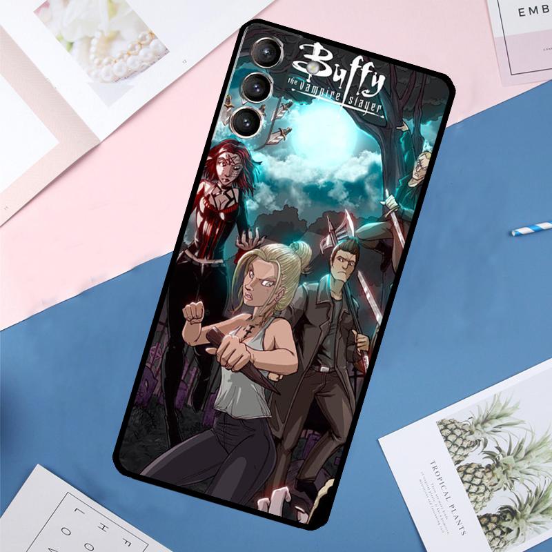 Buffy The Vampire Slayer Case For Samsung Galaxy S25 Ultra S21 S22 S24 S23 Ultra S9 S10 Plus S21 FE S25 FE Back Cover