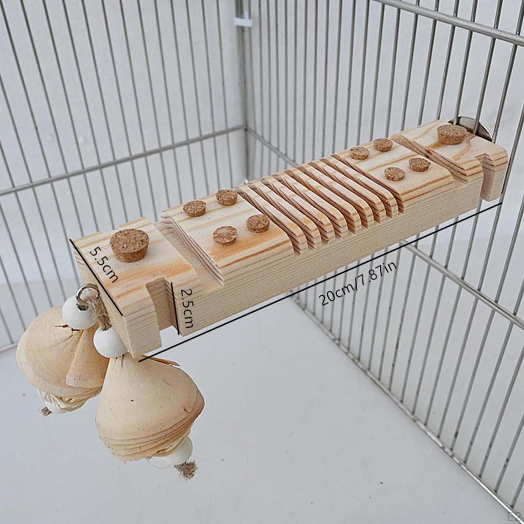 Parrot Chewing Toy with Stopper Training Toy,Attractive Training,Parrot Cage Bite for African
