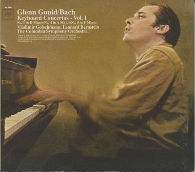CD GLENN GOULD - JOHANN SEBASTIAN BACH - Concerti per tastiera Vol.I No. 1 In  SMK87760 Sony Classical 2002 Europa Classica Usato