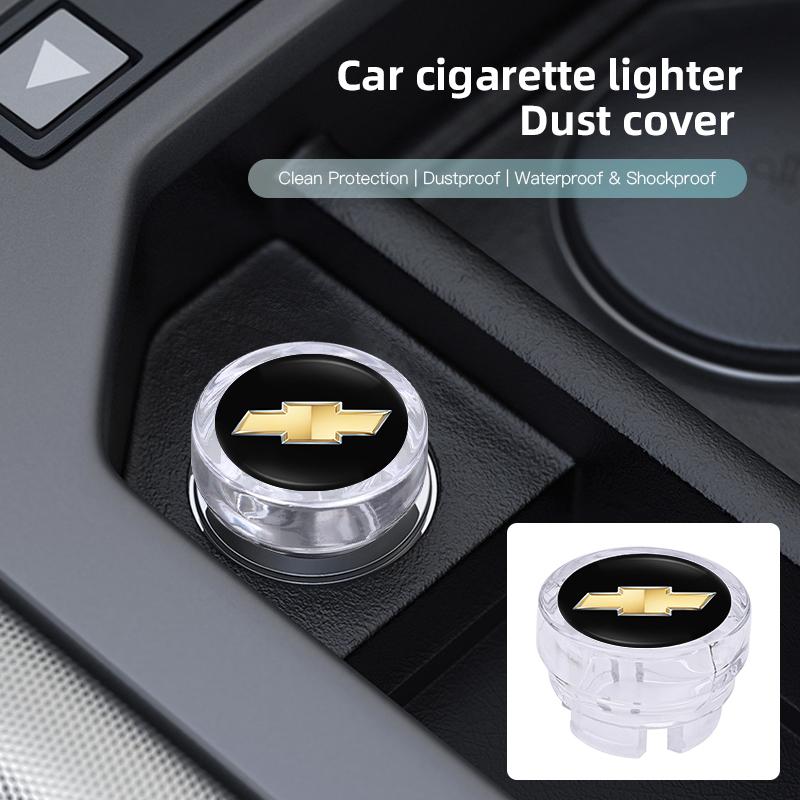 

Car Cigarette Lighter Dust Proof Protect Cover Lighter Button For Chevrolet Cruze Sonic Silverado Trax Camaro Captiva Equinox SS прозрачный